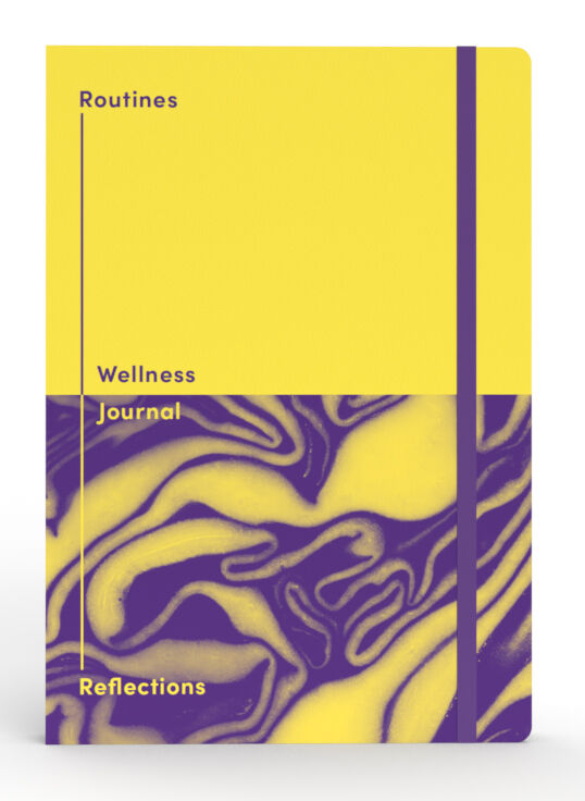 Jumble & Co Journal - A5 Recycled - Routines & Reflections (Yellow)