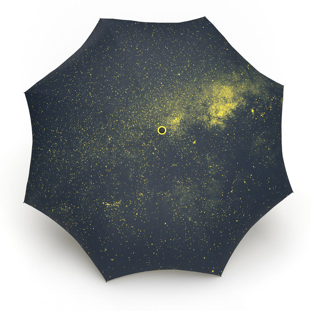 Jumble & Co Umbrella - Double Layered Ups & Downs: One Button Auto-Open - Polyester (Yellow)