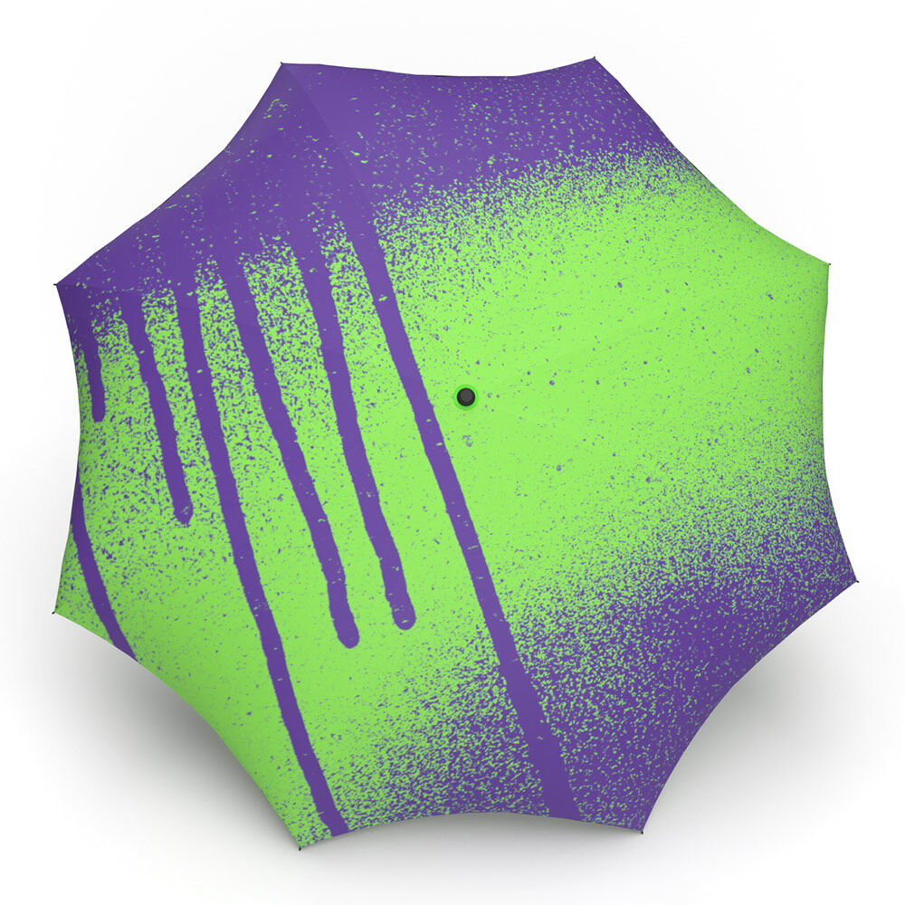 Jumble & Co Umbrella - Double Layered Ups & Downs: One Button Auto-Open - Polyester (Green)