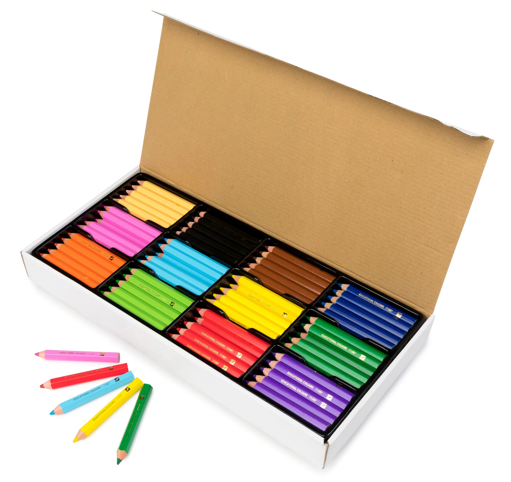 Jumbo Stubby Washable Colouring Pencils 120 Pieces