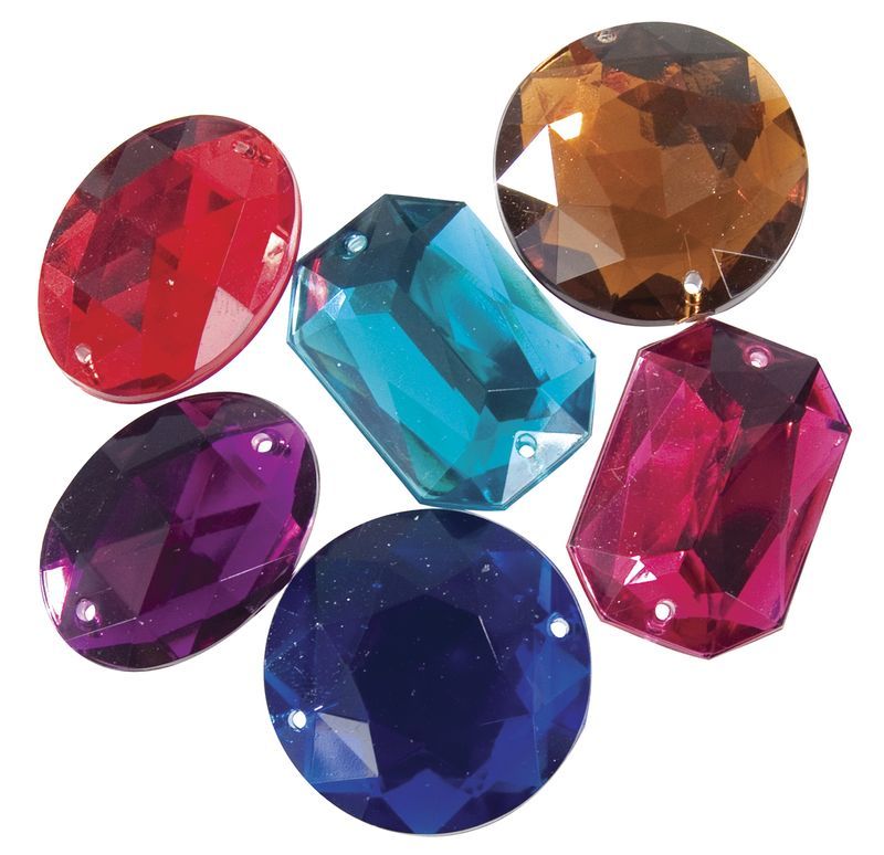 Giant Sew-On Jewels (Pack of 40)