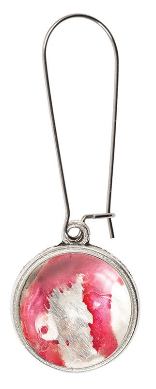 Earring Pendant Cabochon Setting: Silver - Pack of 30