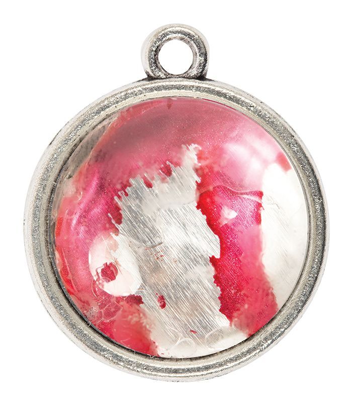 Earring Pendant Cabochon Setting: Silver - Pack of 30