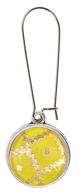 Earring Pendant Cabochon Setting: Silver - Pack of 30