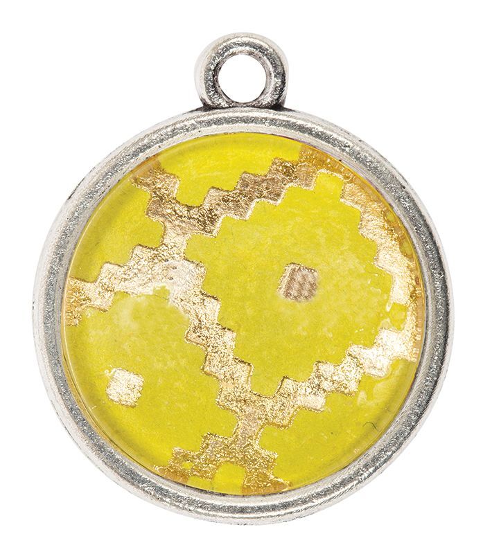 Earring Pendant Cabochon Setting: Silver - Pack of 30