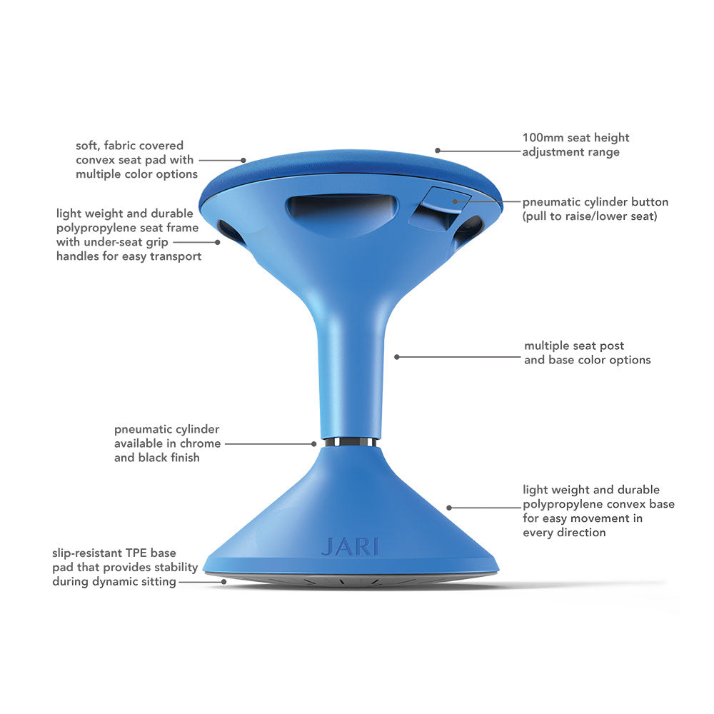 Jari Activstool - Adjustable Height 430–520mm product gallery