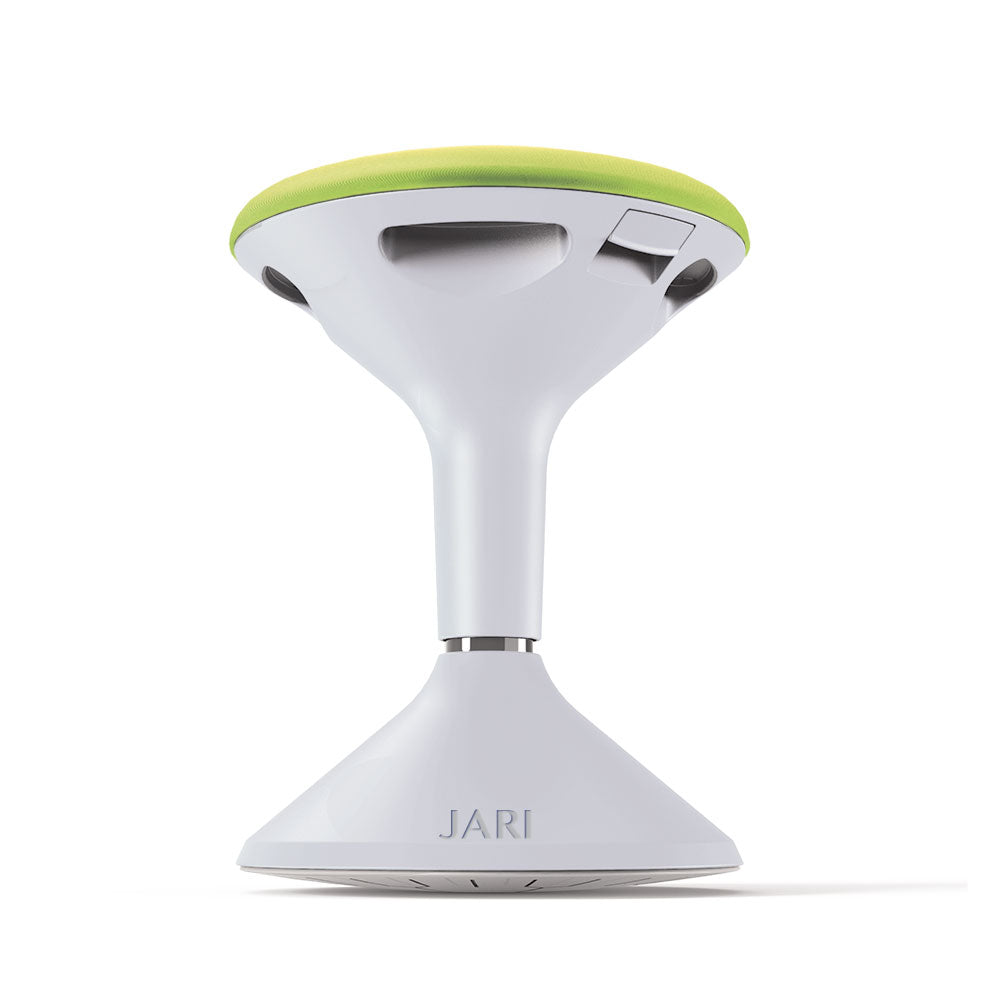 Jari Activstool - Adjustable Height 430–520mm - Green over White