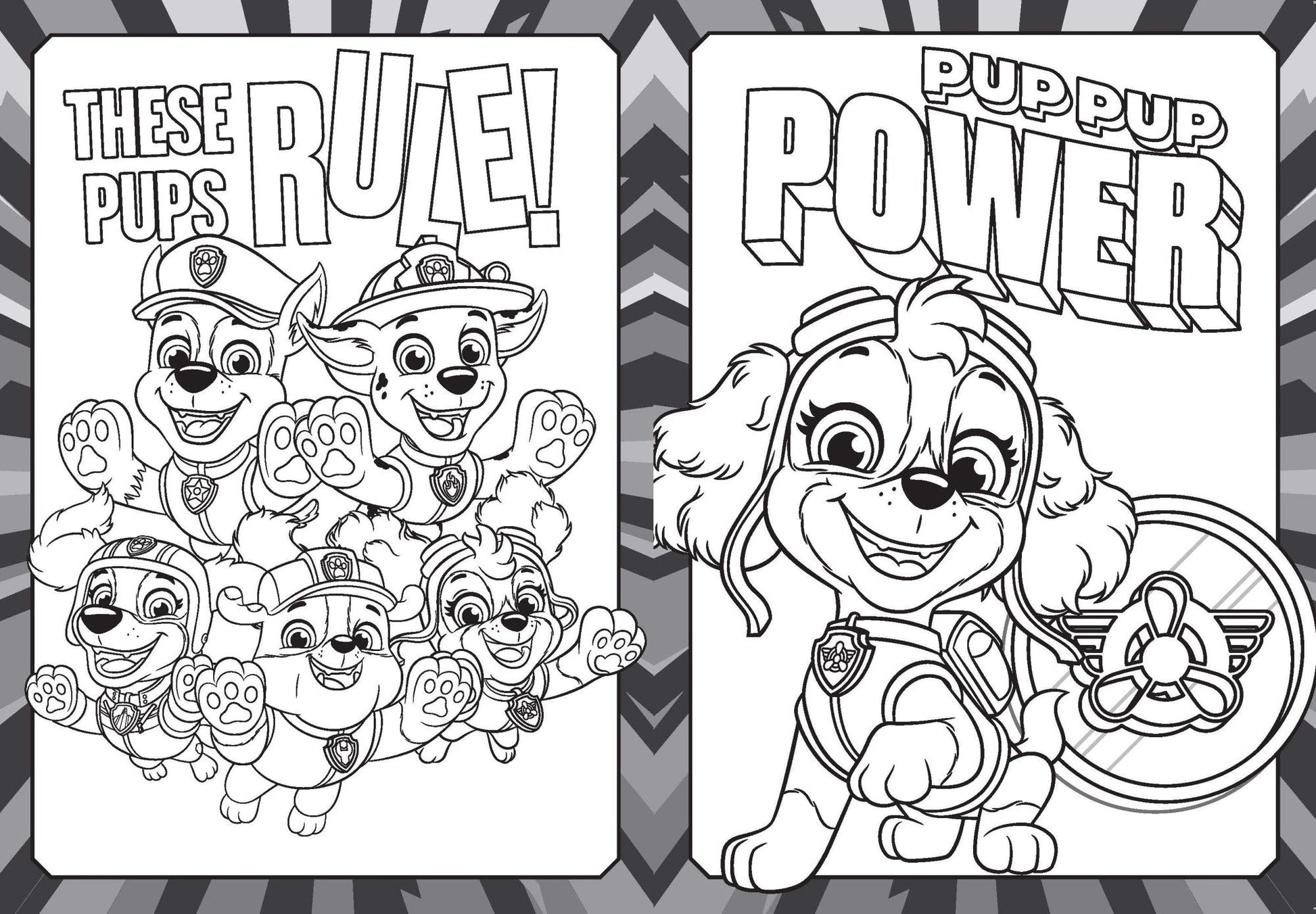PAW Patrol - 32pp Colouring Book - To the Rescue! — inside page 1