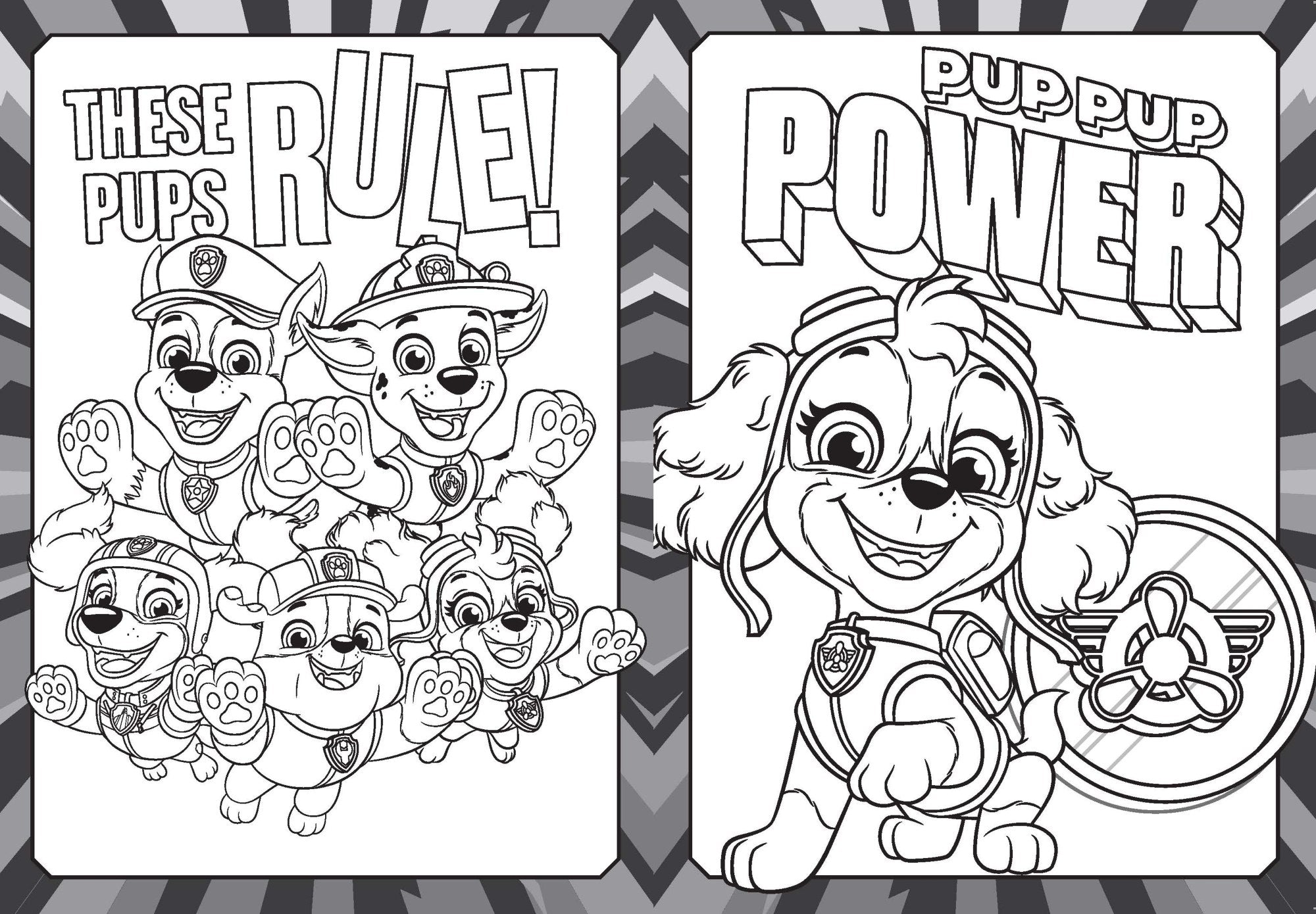 PAW Patrol - 32pp Colouring Book - To the Rescue! — inside page 1