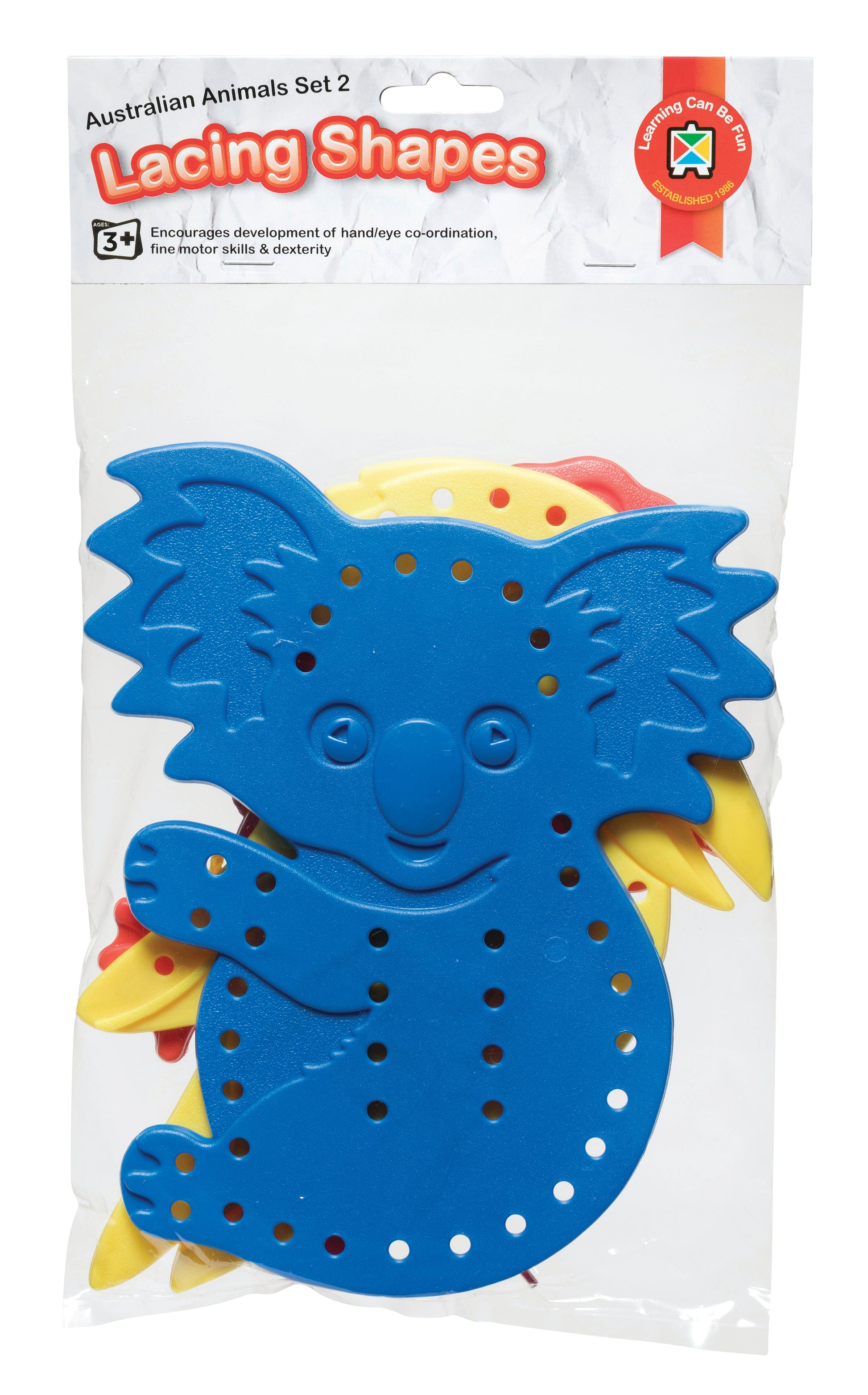 Australian Animal Lacing Shape Set 2