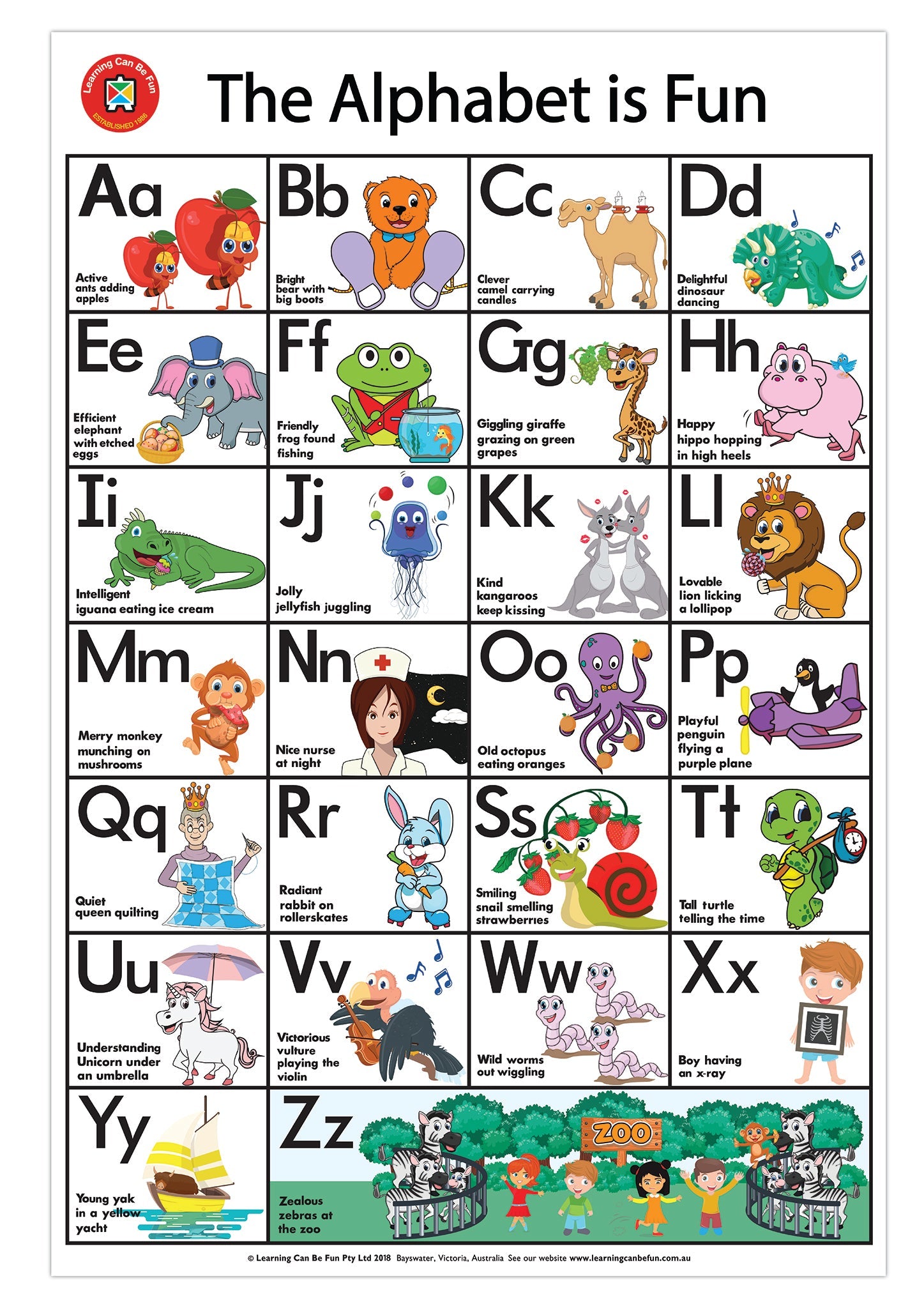 Alphabet is Fun Poster