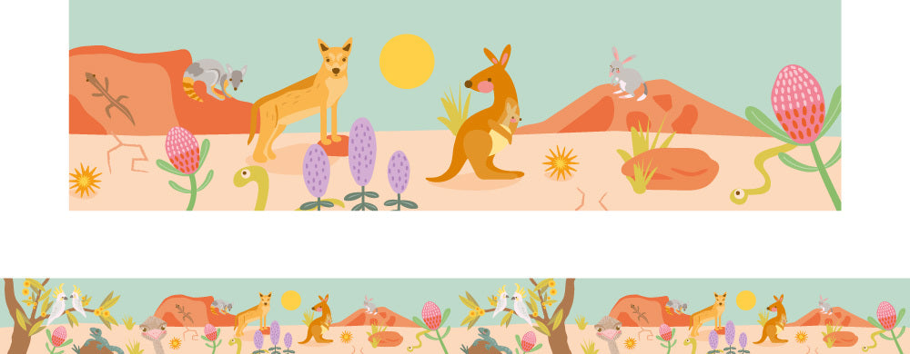 Australian Wildlife - Large Borders (Pack of 12)