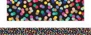 Confetti (Black) - Large Borders (Pack of 12)