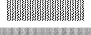 Black and White Zig Zags - Large Border (Pack of 12)