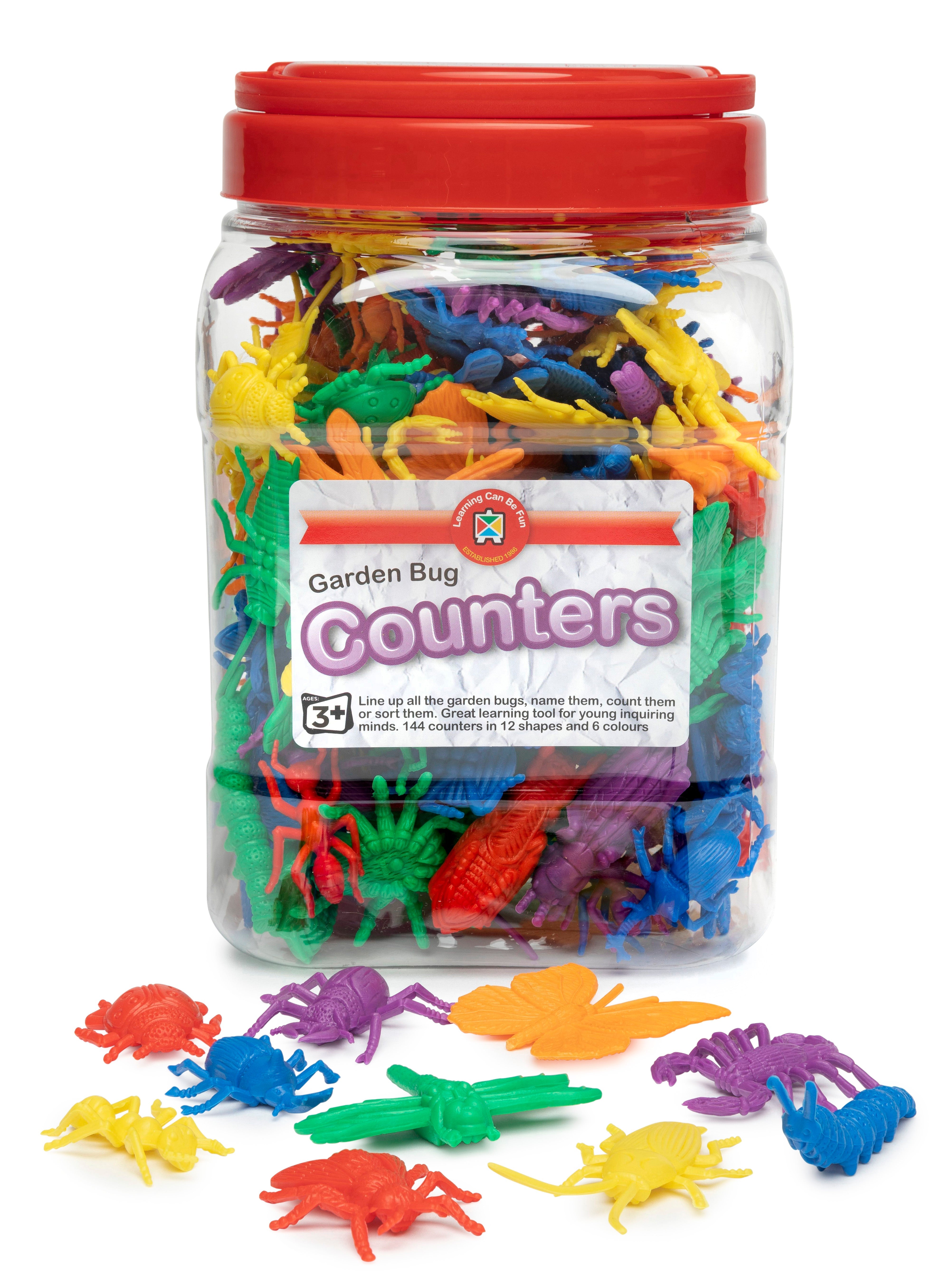 Garden Bug Counters - Jar of 144