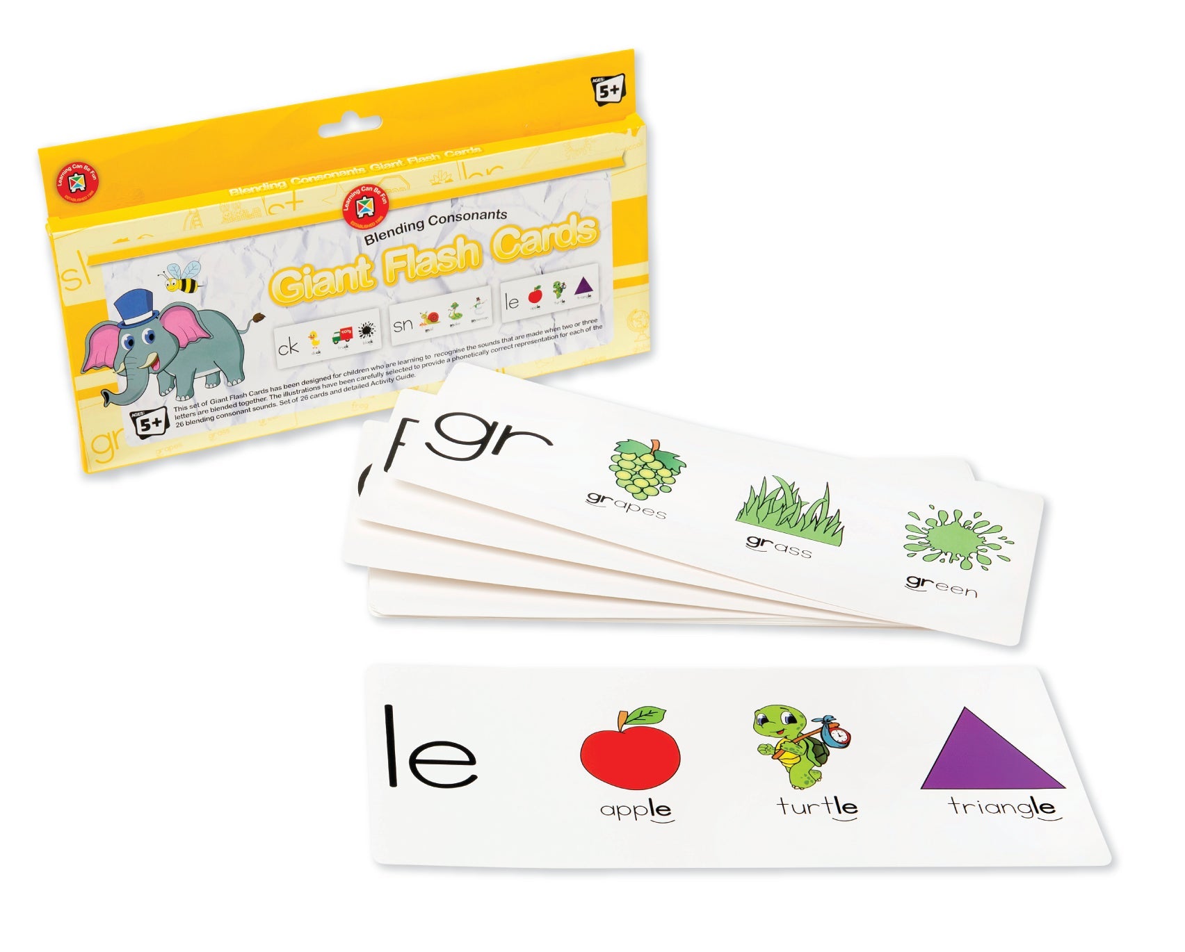 Blending Consonants: Giant Flash Cards