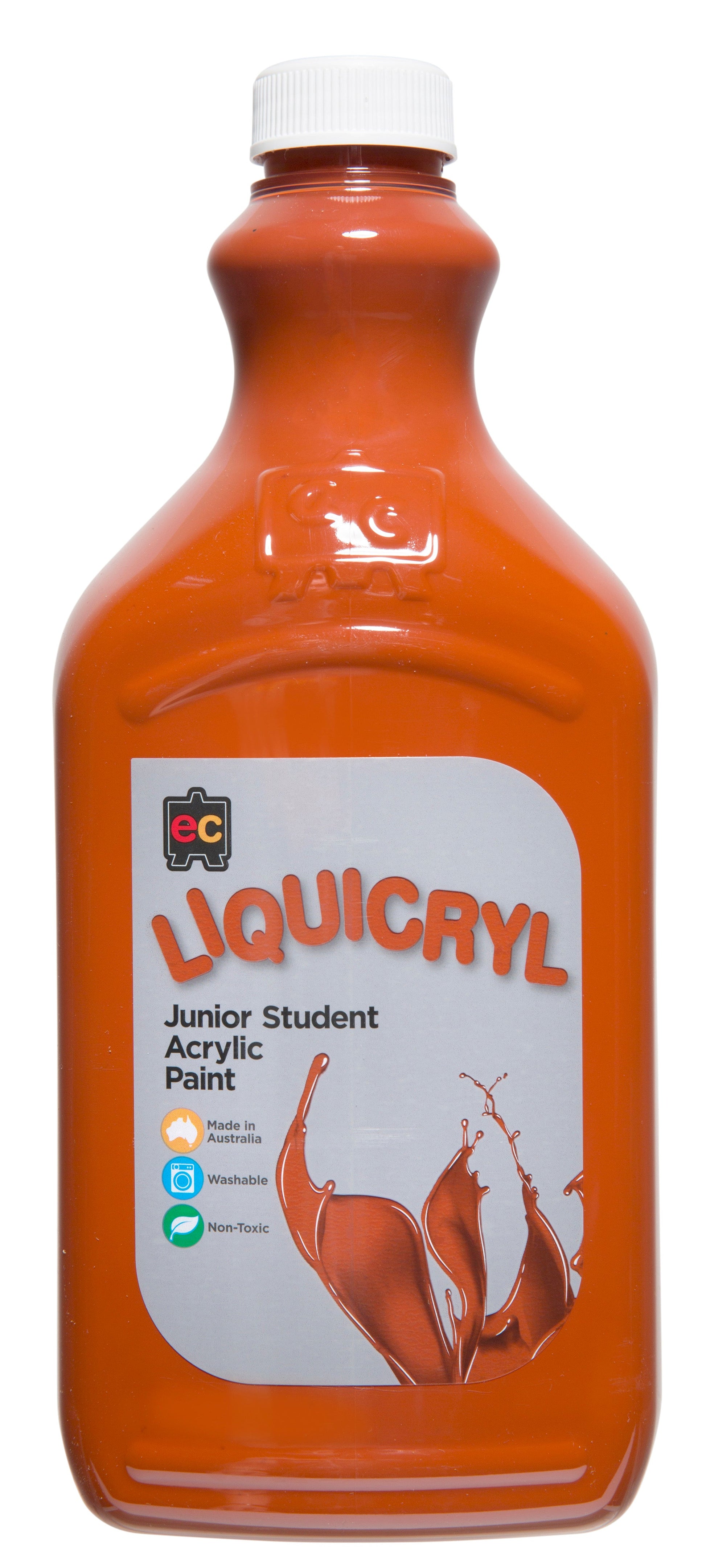 Liquicryl Junior Acrylic Paint 2L - Burnt Sienna