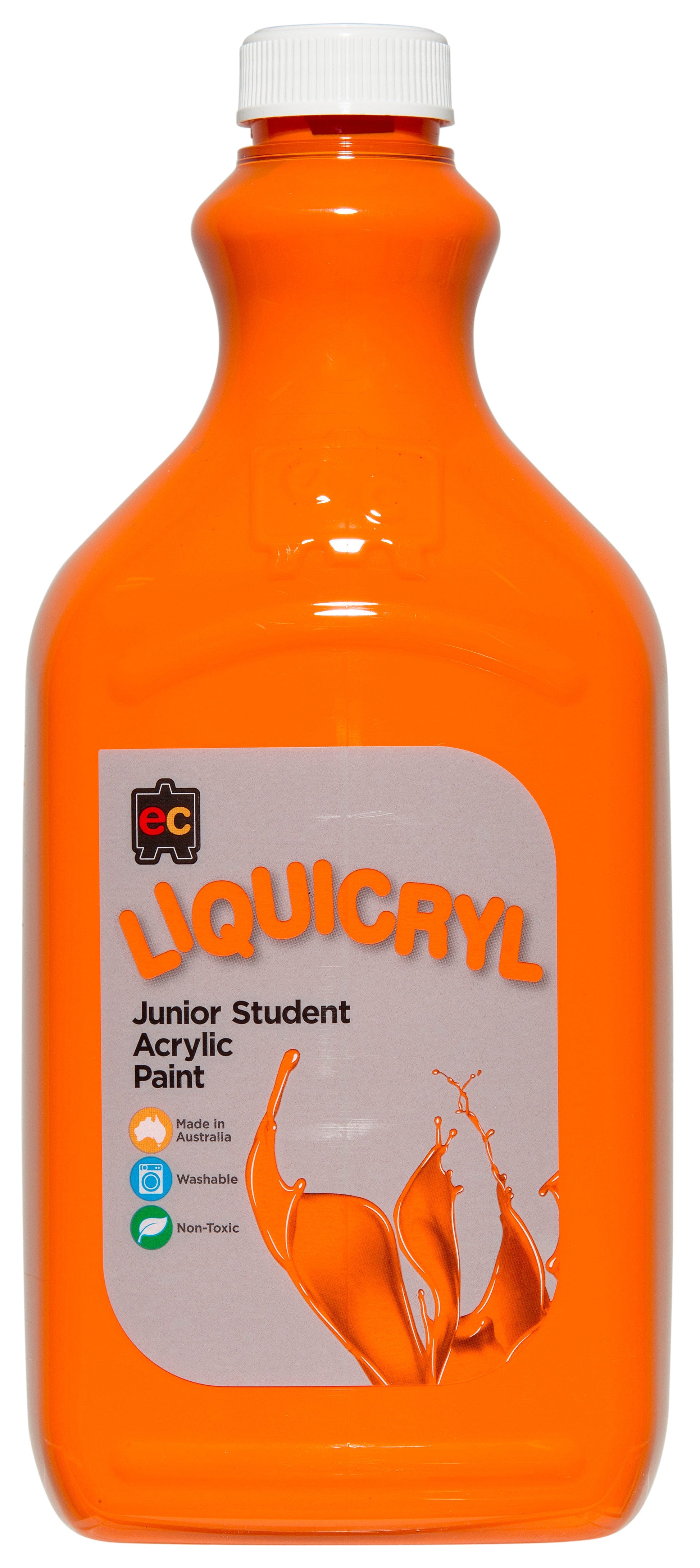 Liquicryl Junior Acrylic Paint 2L - Orange