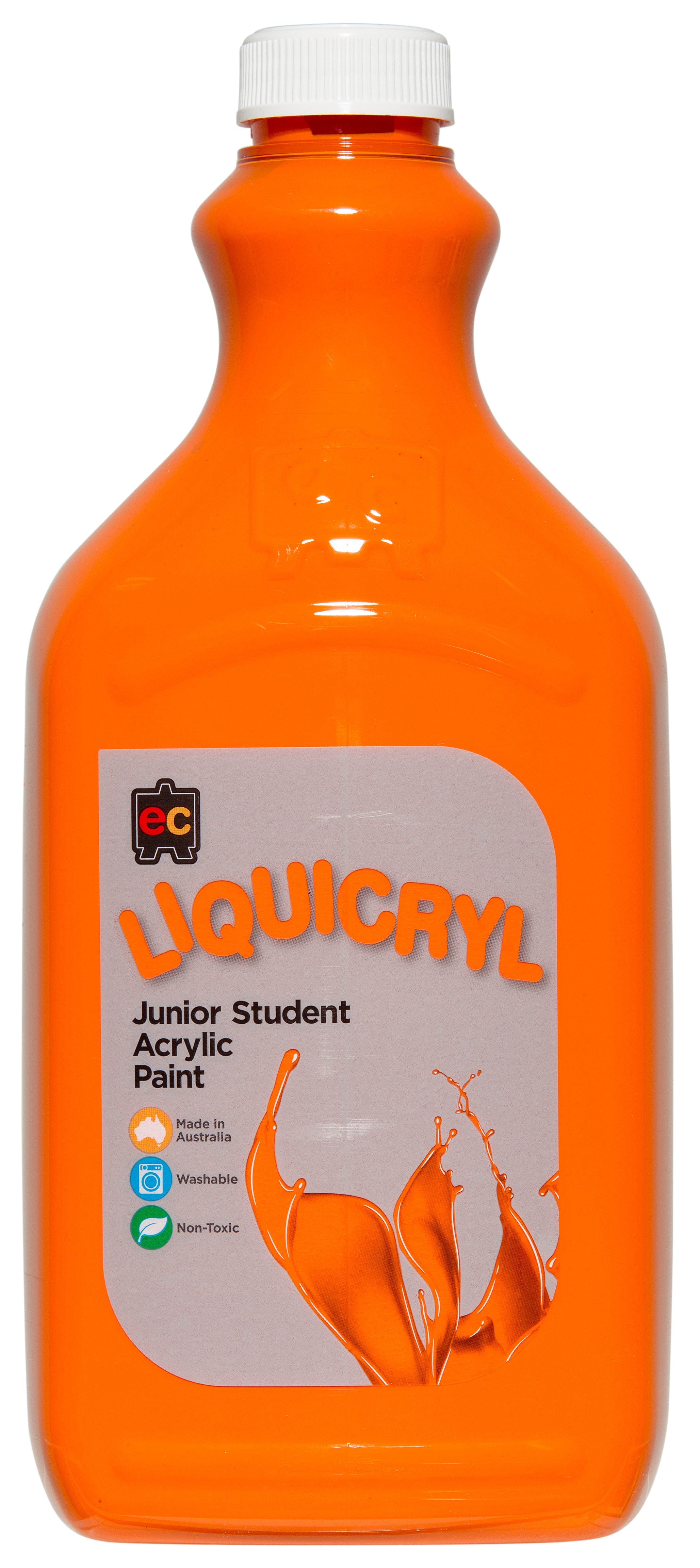 Liquicryl Junior Acrylic Paint 2L - Orange