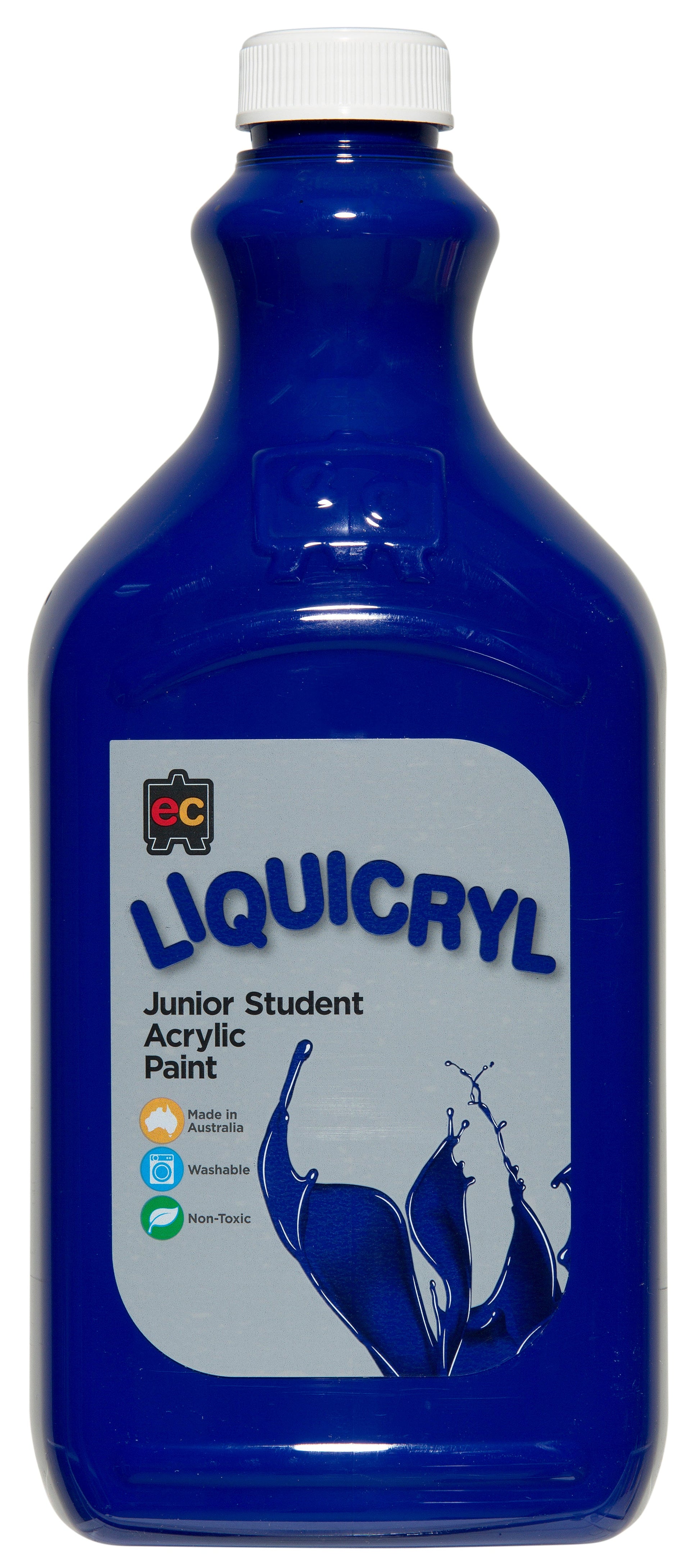 Liquicryl Junior Acrylic Paint 2L - Warm Blue (Dark/Navy)