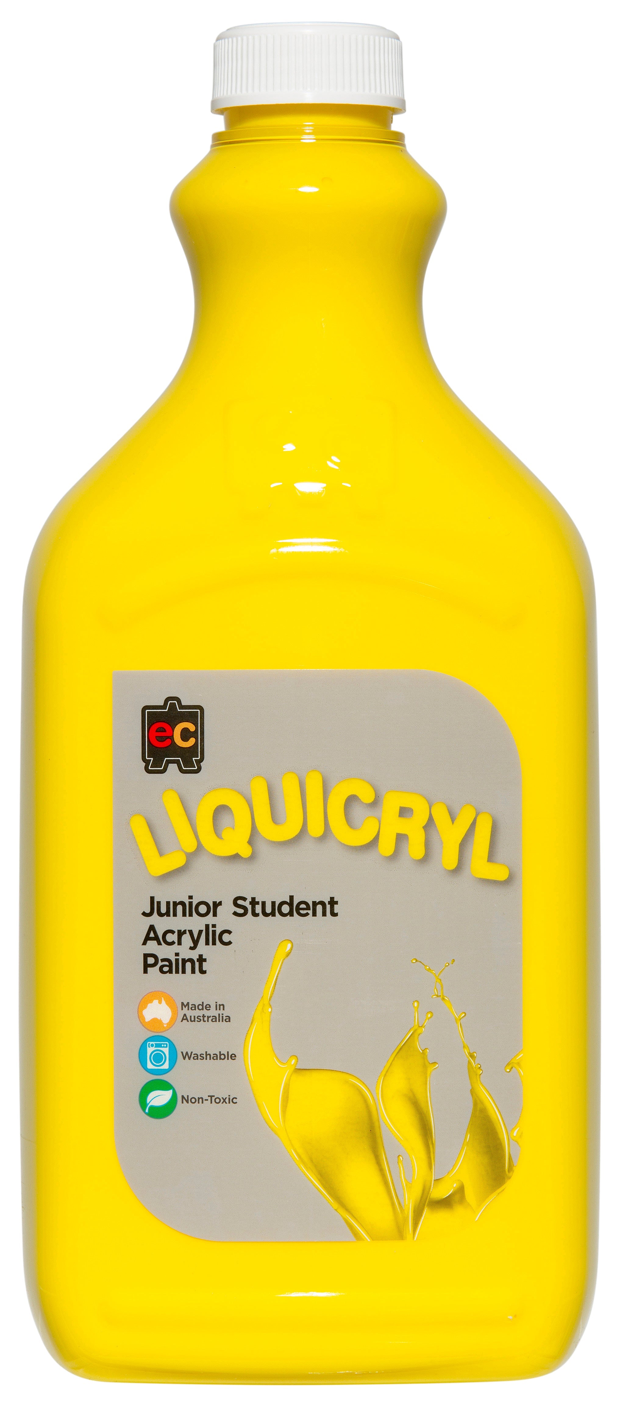 Liquicryl Junior Acrylic Paint 2L - Brilliant Yellow
