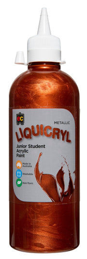 Liquicryl Junior Acrylic Metallic Paint - 500mL