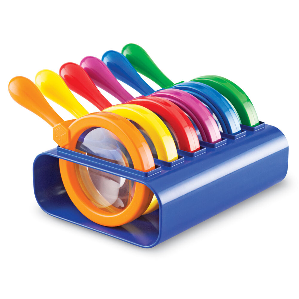 Primary Science™ Jumbo Magnifiers with Stand - Set of 6