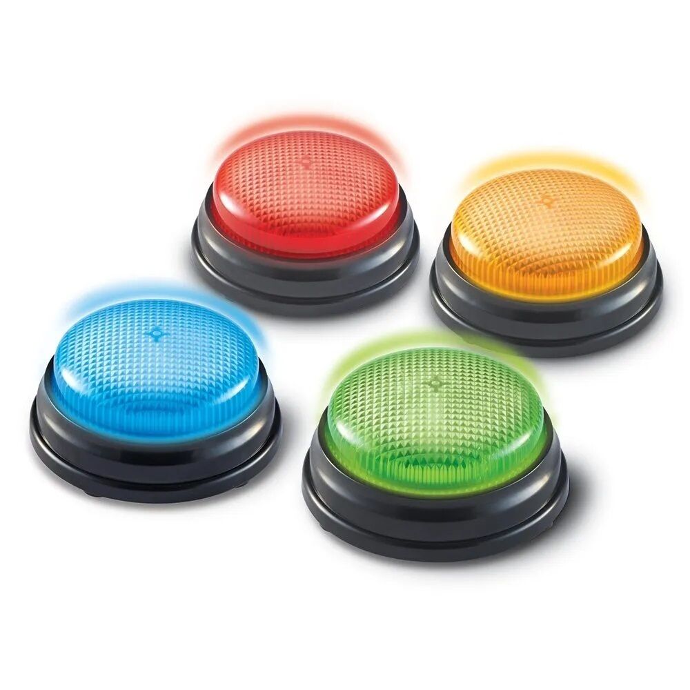 Lights & Sounds Answer Buzzers - Set of 4