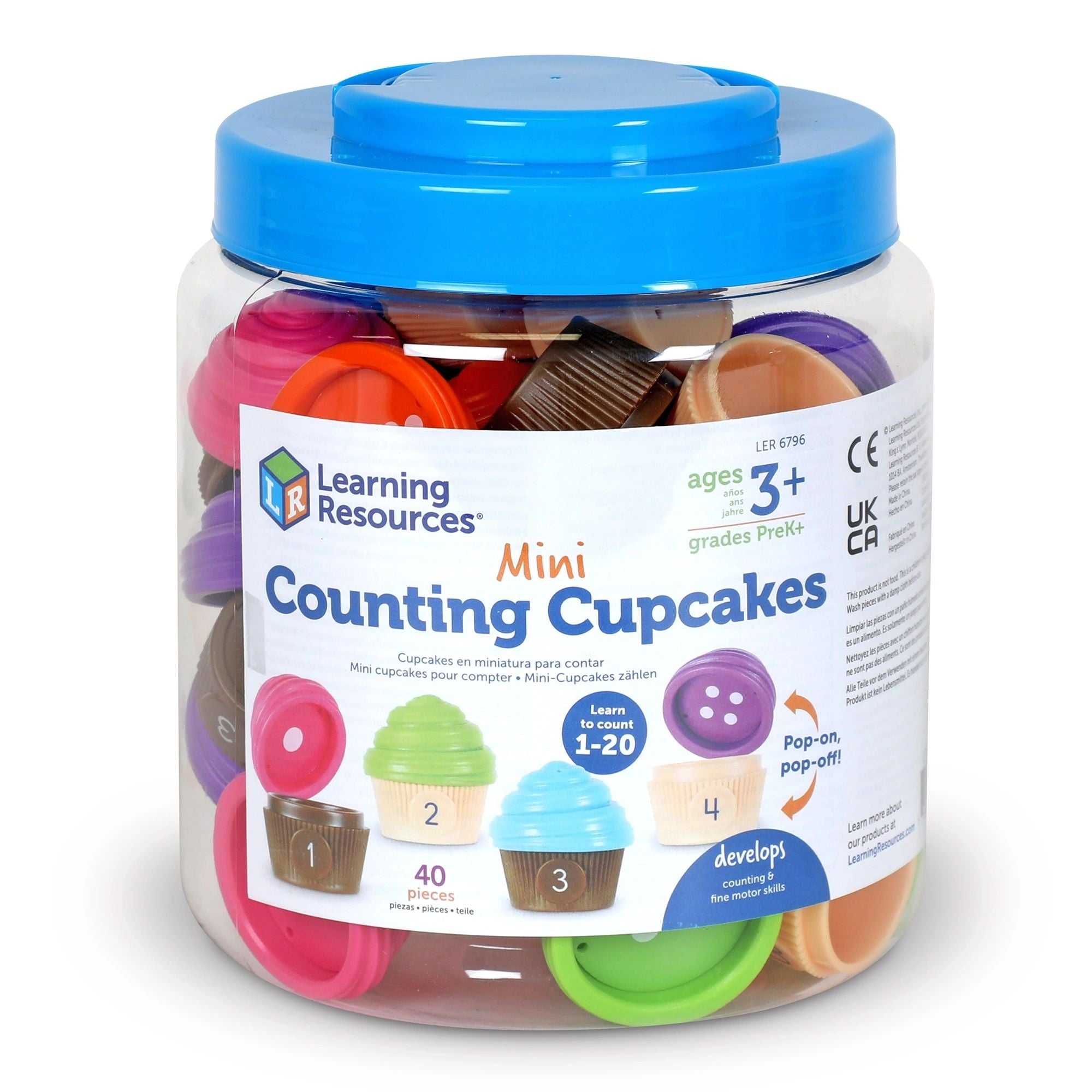 Mini Counting Cupcakes