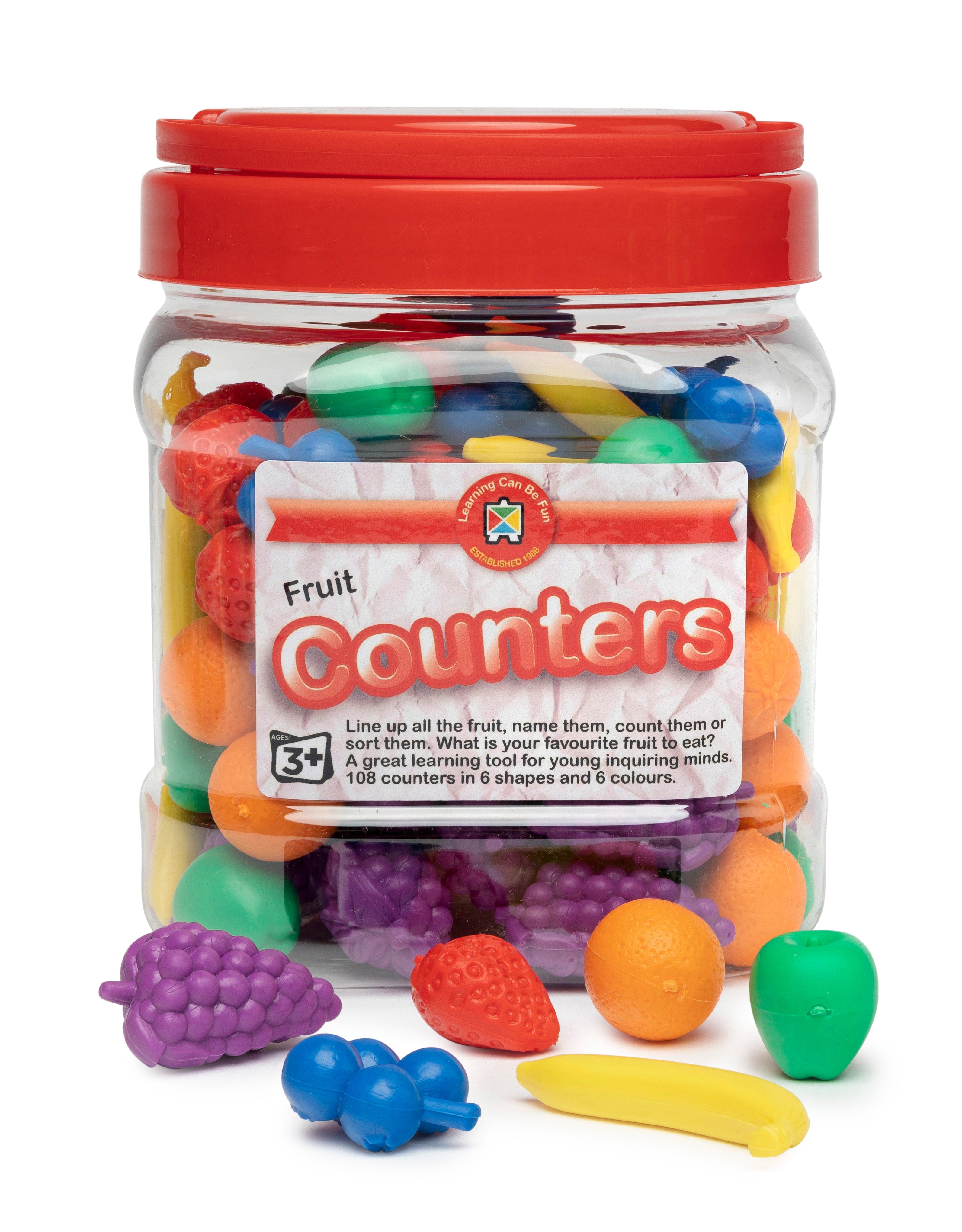 Fruit Counters - Jar of 108
