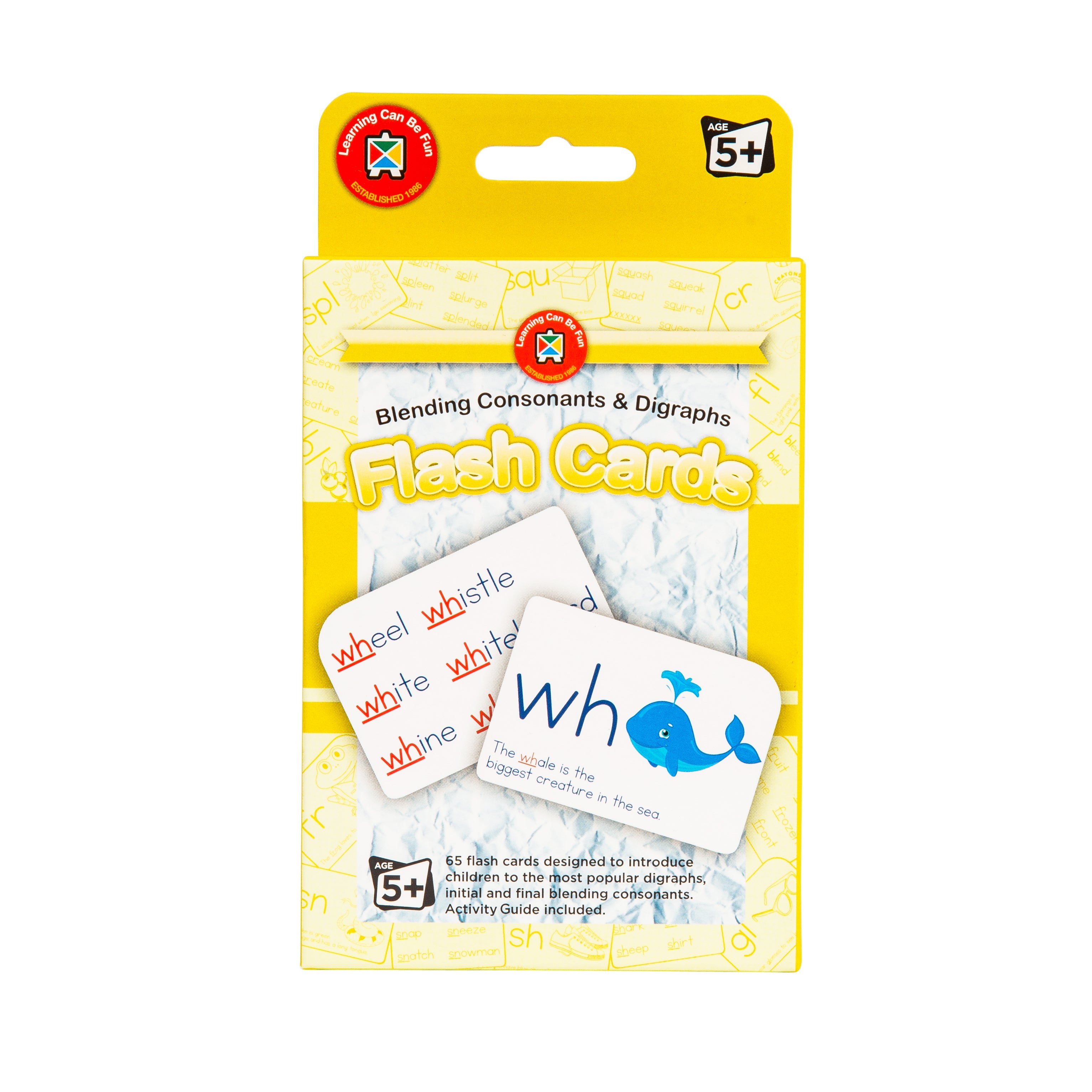 Blending Consonants & Digraphs Flash Cards