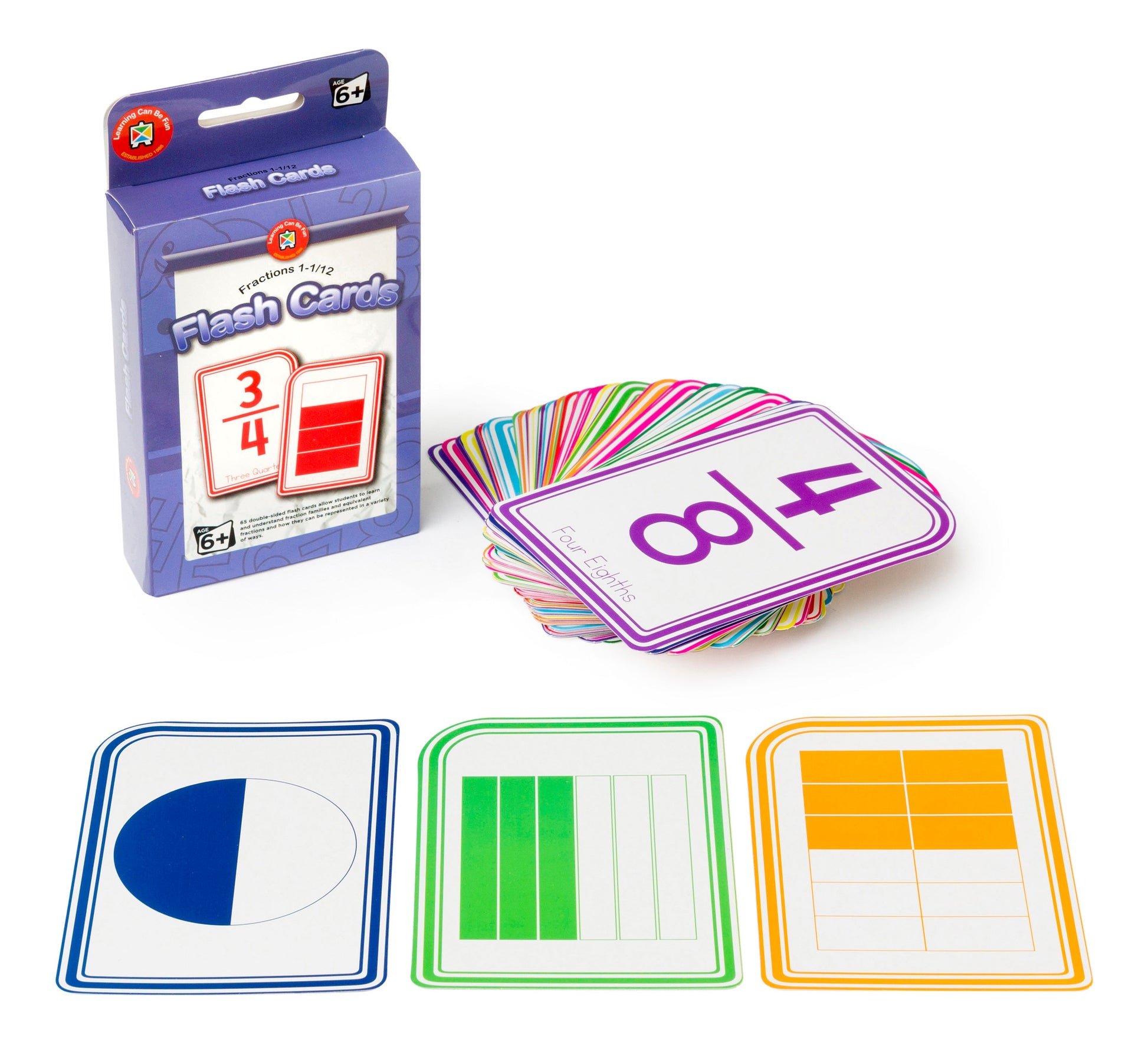 Flash Cards - Fractions 1-1/12