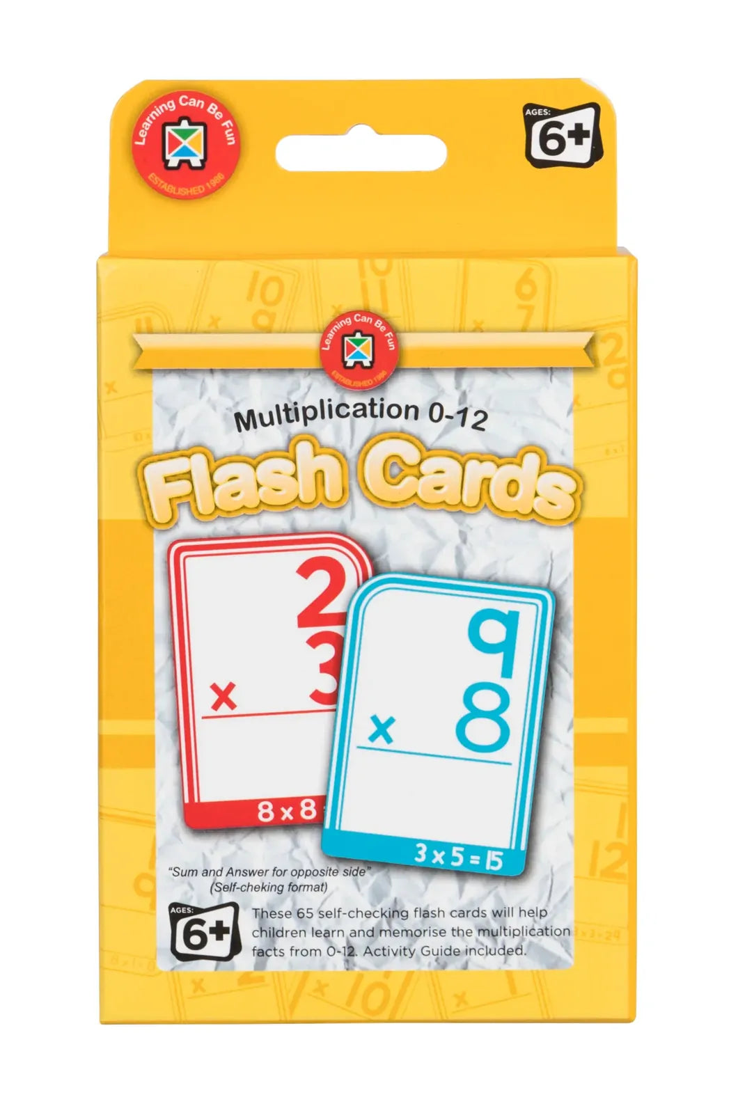 Flash Cards - Multiplication 0-12