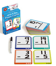 Write & Wipe Flash Cards - Subtraction
