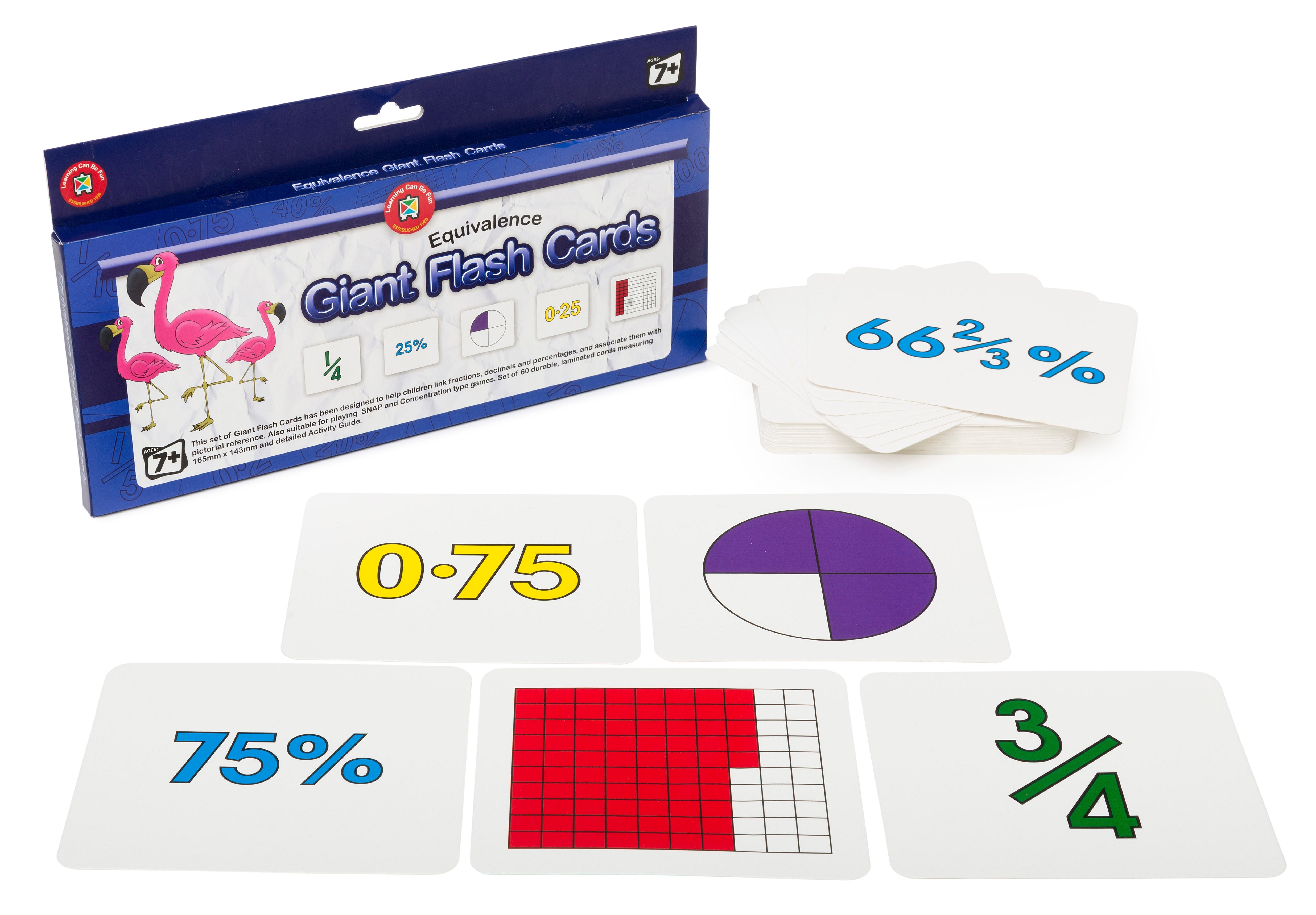 Equivalence Giant Flash Cards