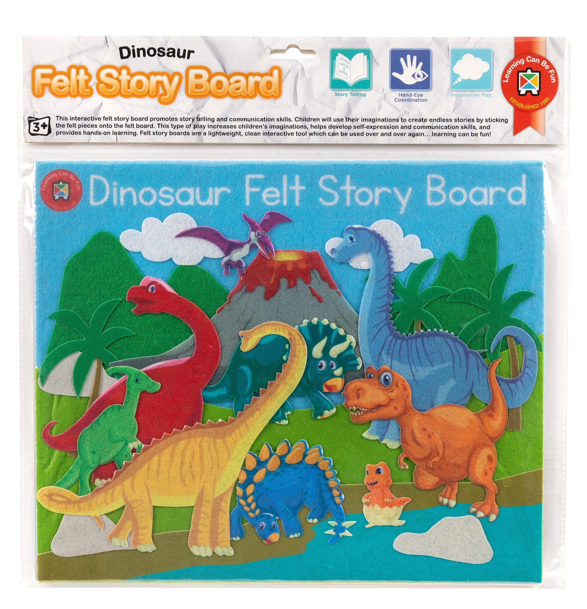 Felt Story Board Dinosaur
