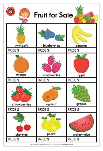 Fruit for Sale Poster