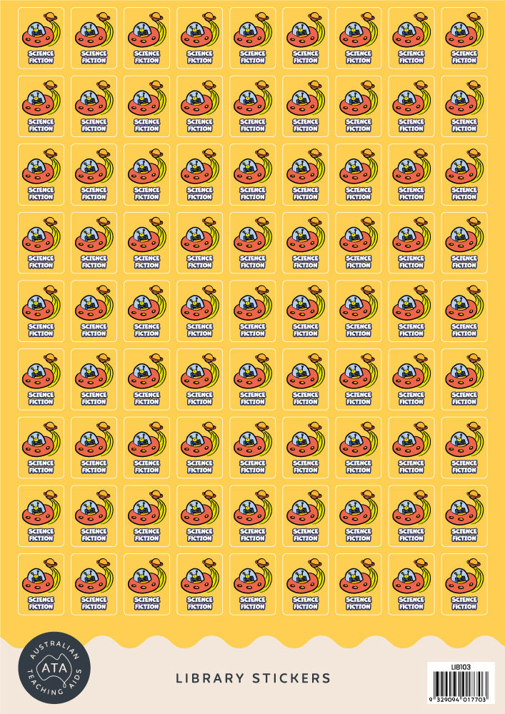 Junior Library Stickers - Science Fiction (Pack of 243)