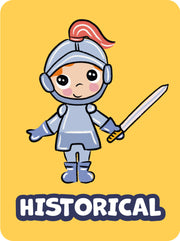 Junior Library Stickers - Historical (Pack of 243)