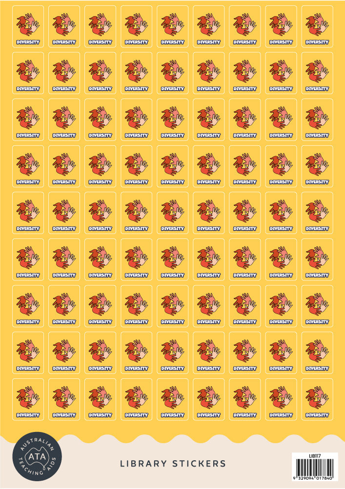 Junior Library Stickers - Diversity (Pack of 243)