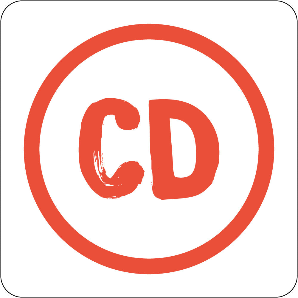 Library Stickers - CD (Pack of 324)