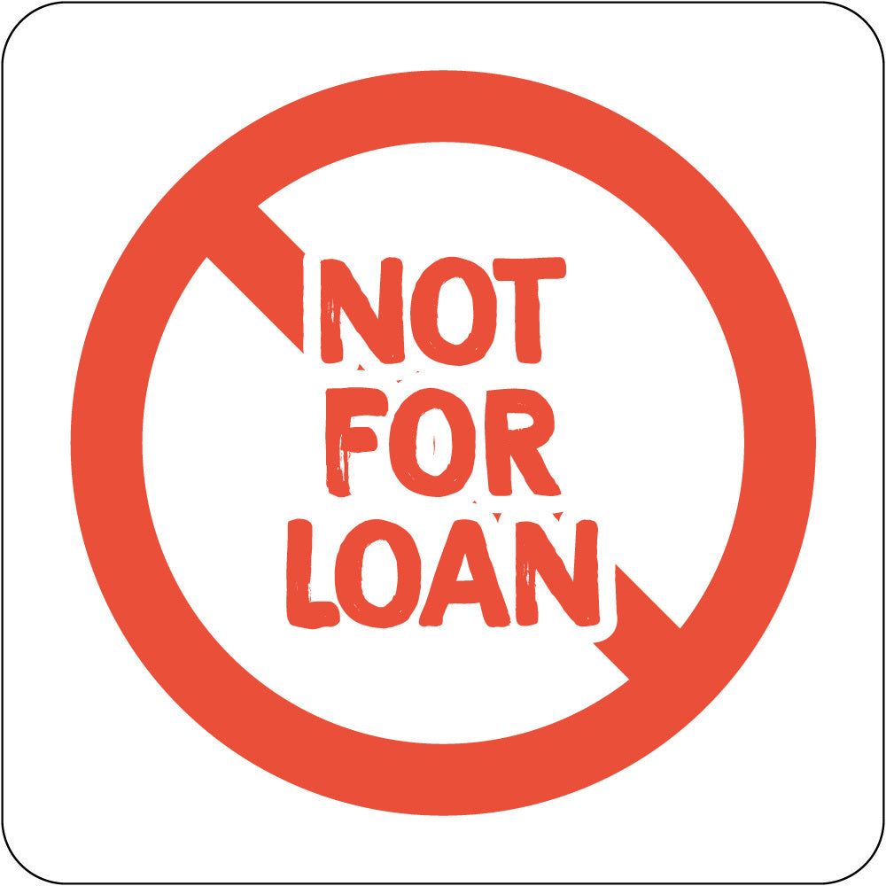 Library Stickers - Not For Loan (Pack of 324)