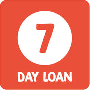 Library Stickers - 7 Day Loan (Pack of 324)