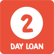 Library Stickers - 2 Day Loan (Pack of 324)