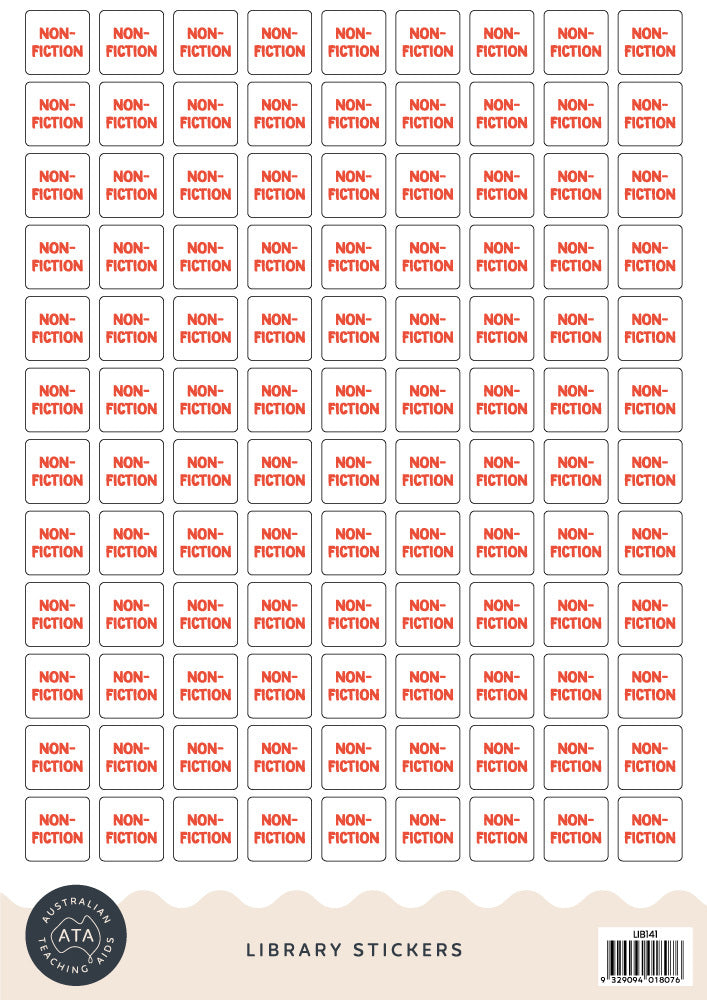 Library Stickers - Non-Fiction (Pack of 324)
