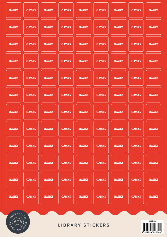 Library Stickers - Classics (Pack of 324)