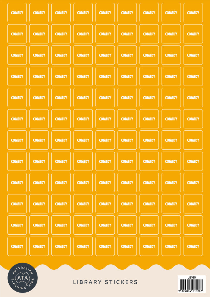 Library Stickers - Comedy (Pack of 324)