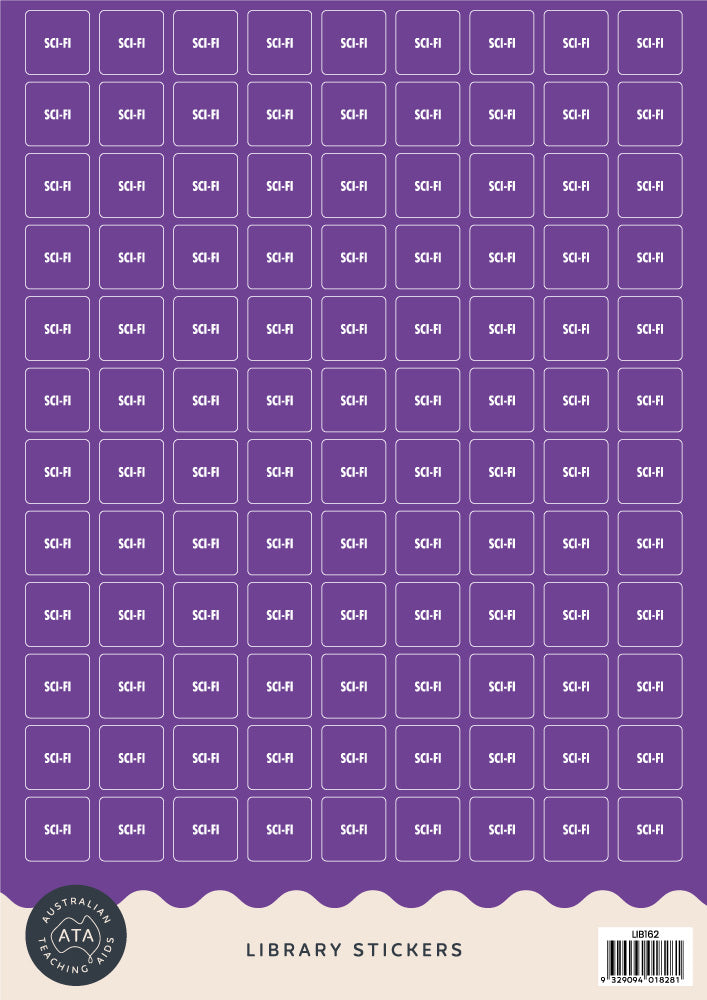 Library Stickers - Sci-Fi (Pack of 324)