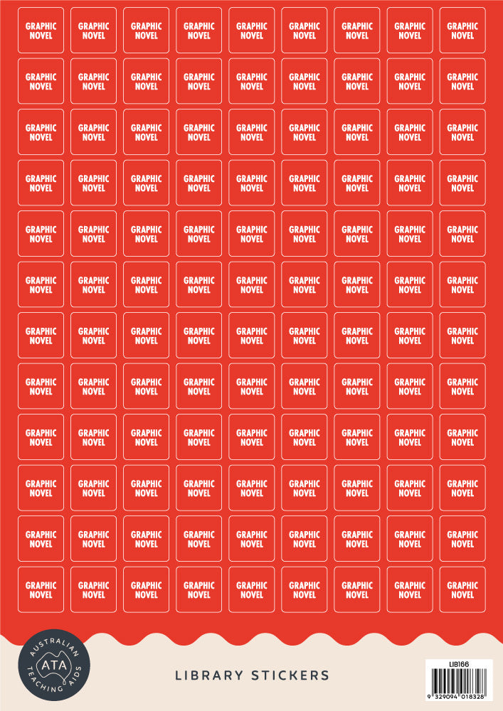 Library Stickers - Graphic Novel (Pack of 324)