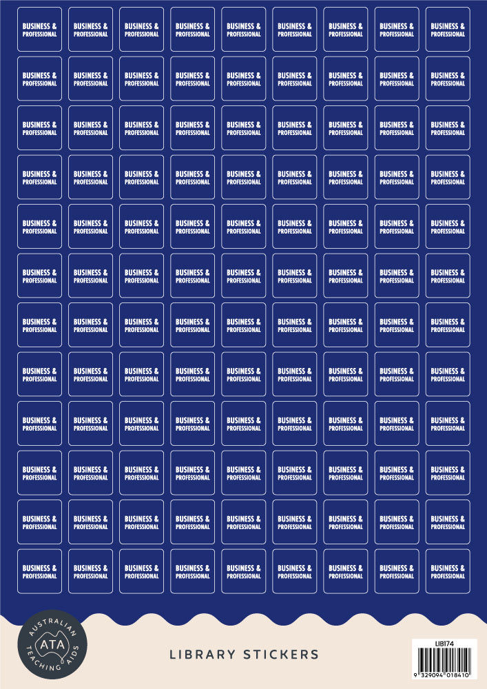Library Stickers - Business & Professional (Pack of 324)